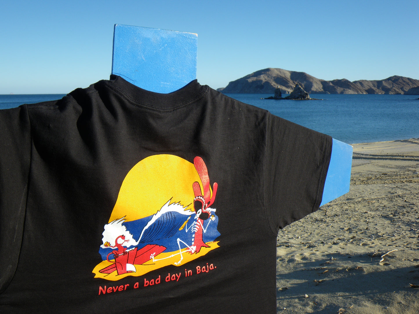 Men’s heavyweight t-shirt Never A Bad Day In Baja