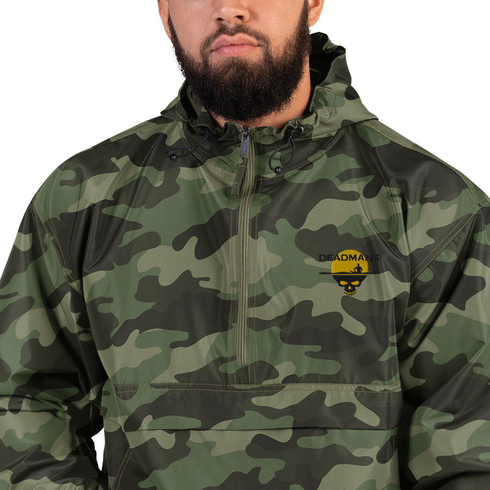 Embroidered Champion Packable Jacket - Skull Sun