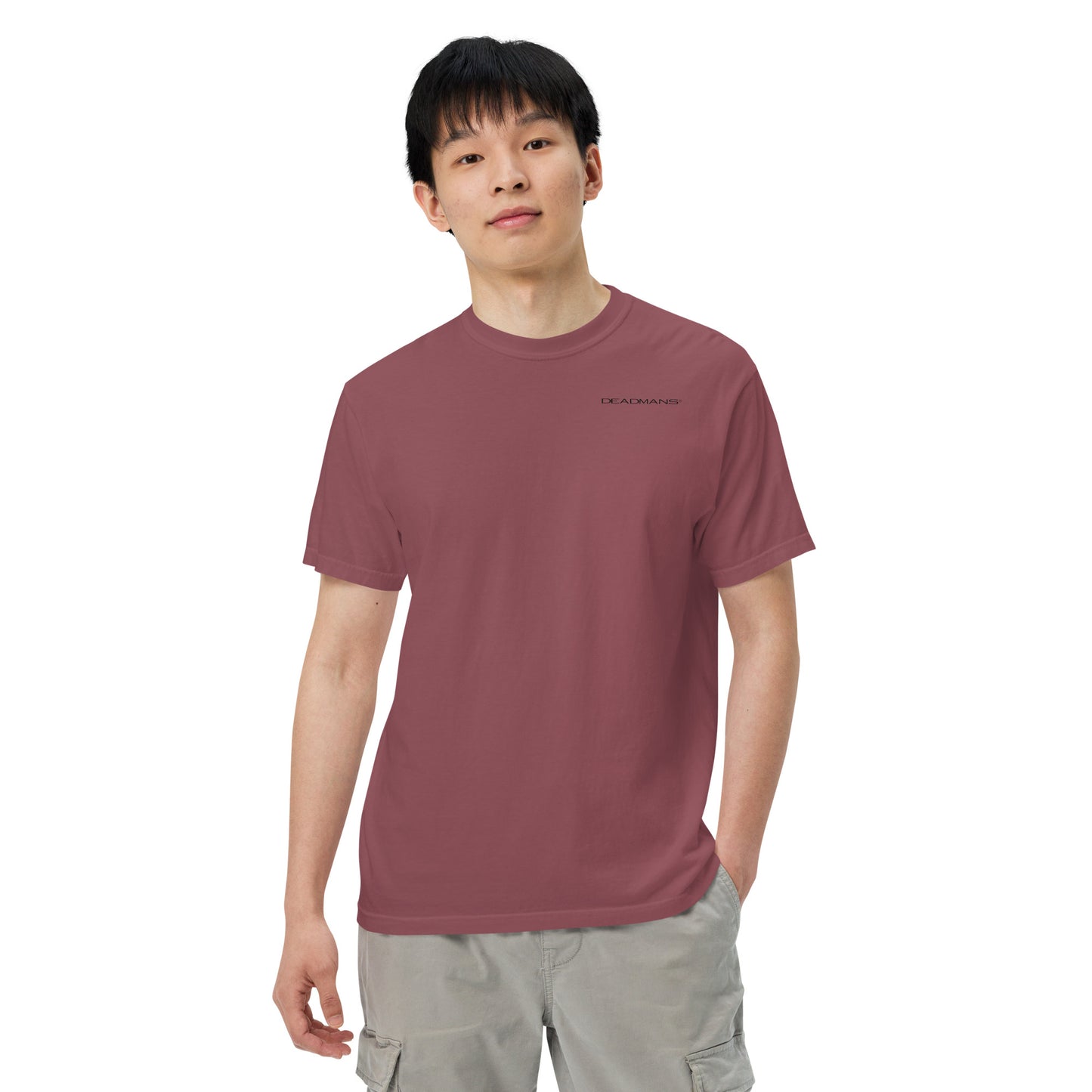 Men’s garment-dyed heavyweight t-shirt - Baja Cut Back