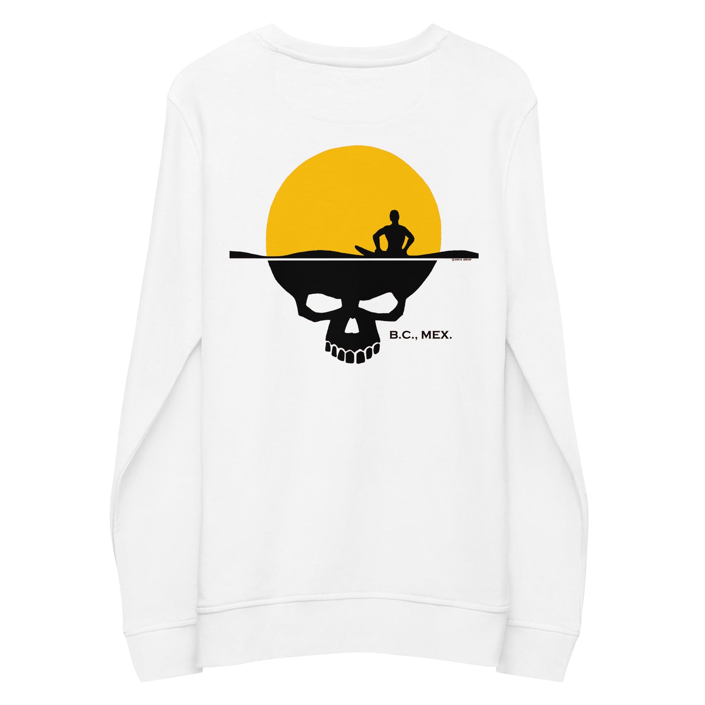 Sweatshirt (organic cotton) - Skull Sun