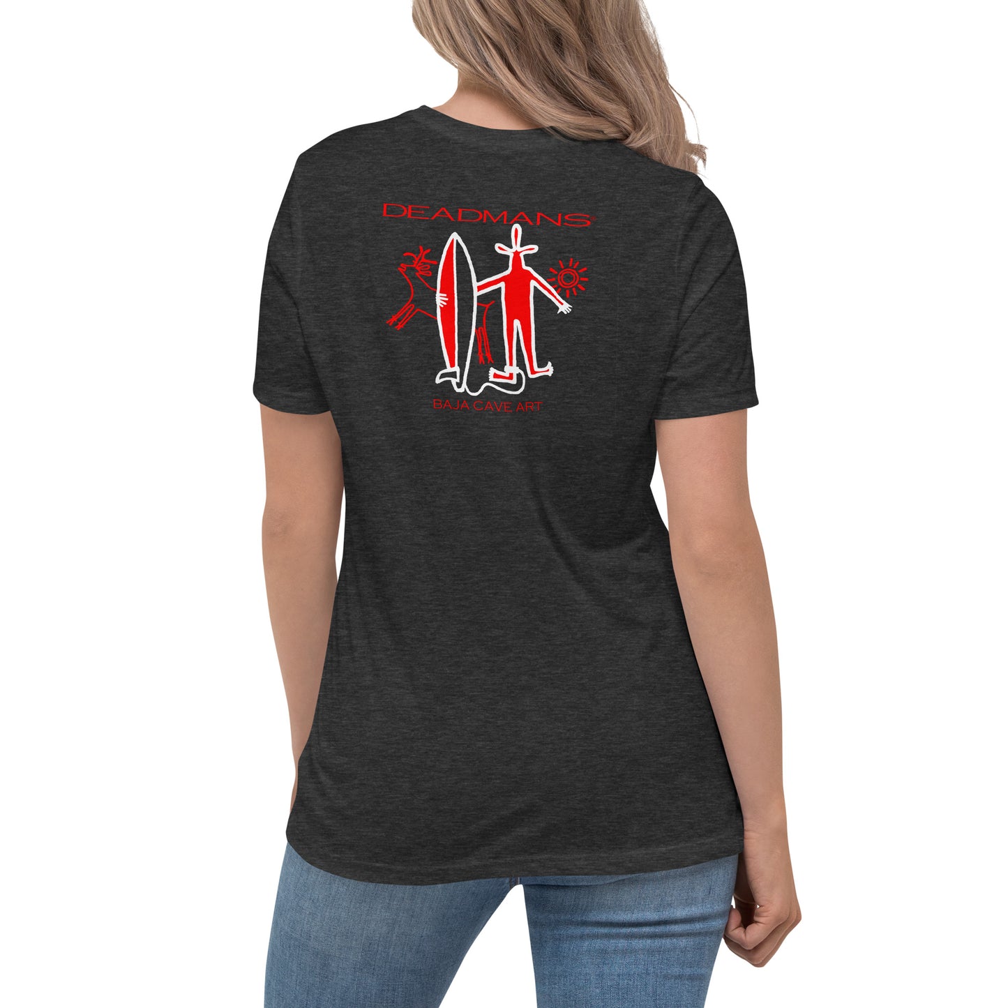 Women's Relaxed T-Shirt - Baja Cave Art