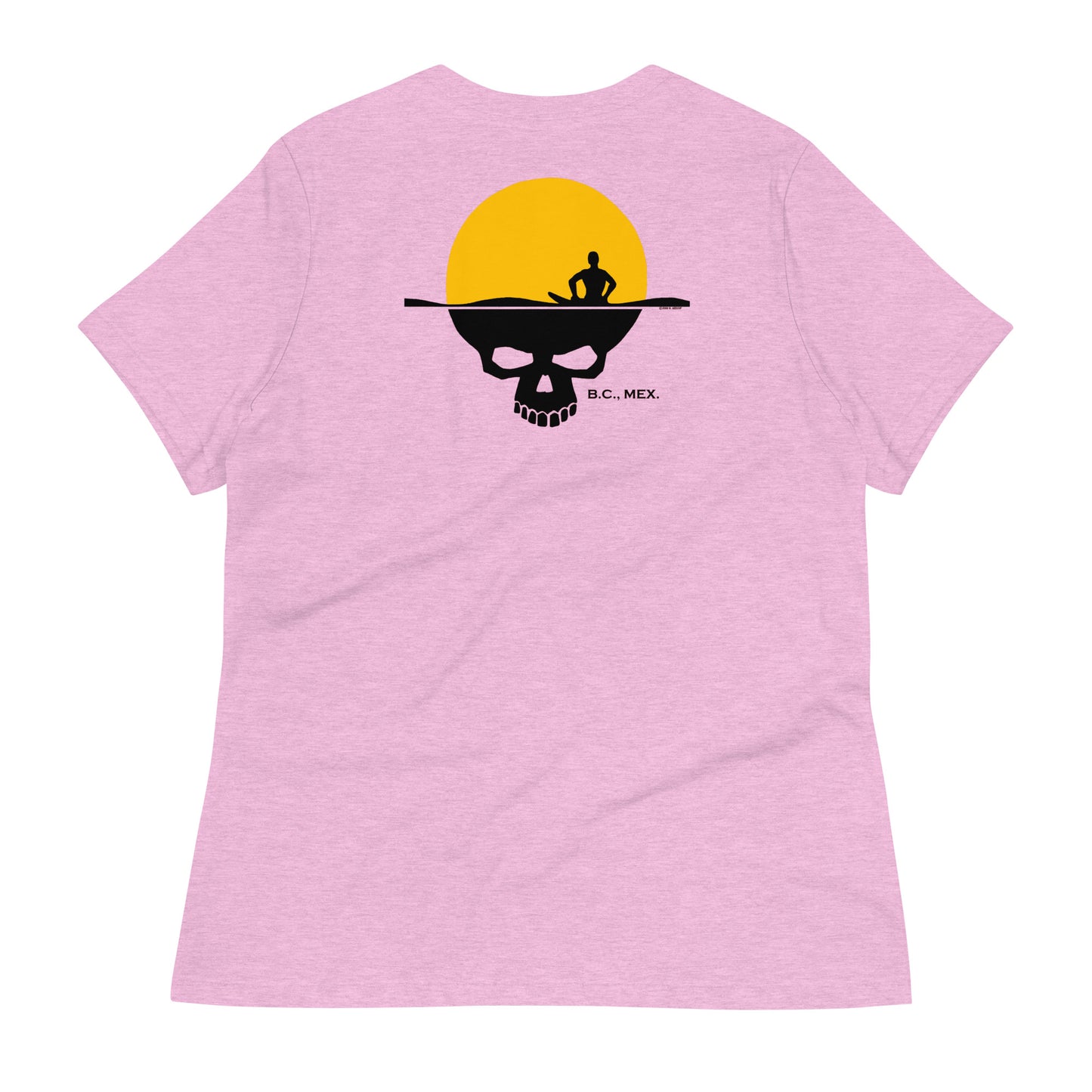 Women's Relaxed T-Shirt - Skull Sun