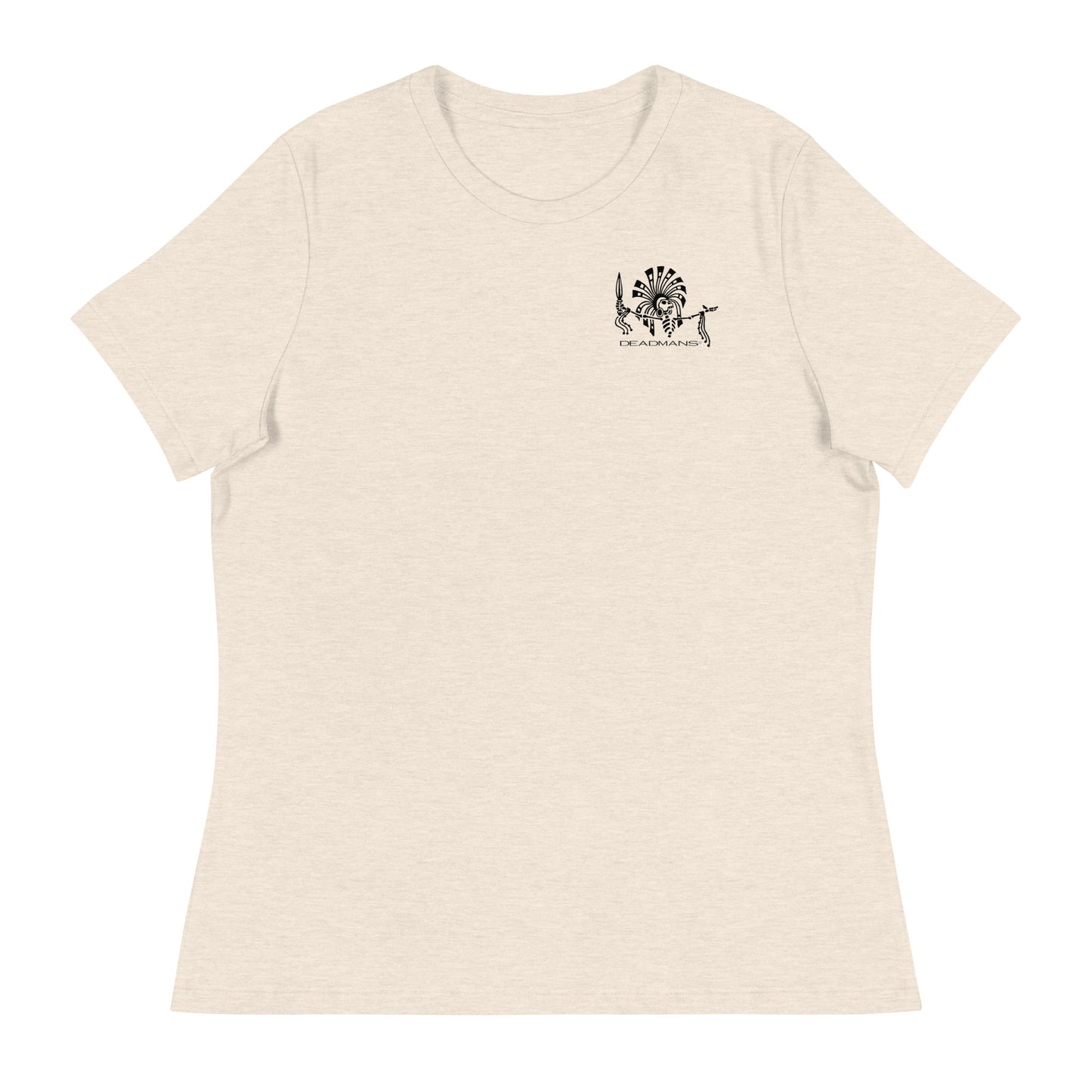 Women's Relaxed T-Shirt - Skull Sun