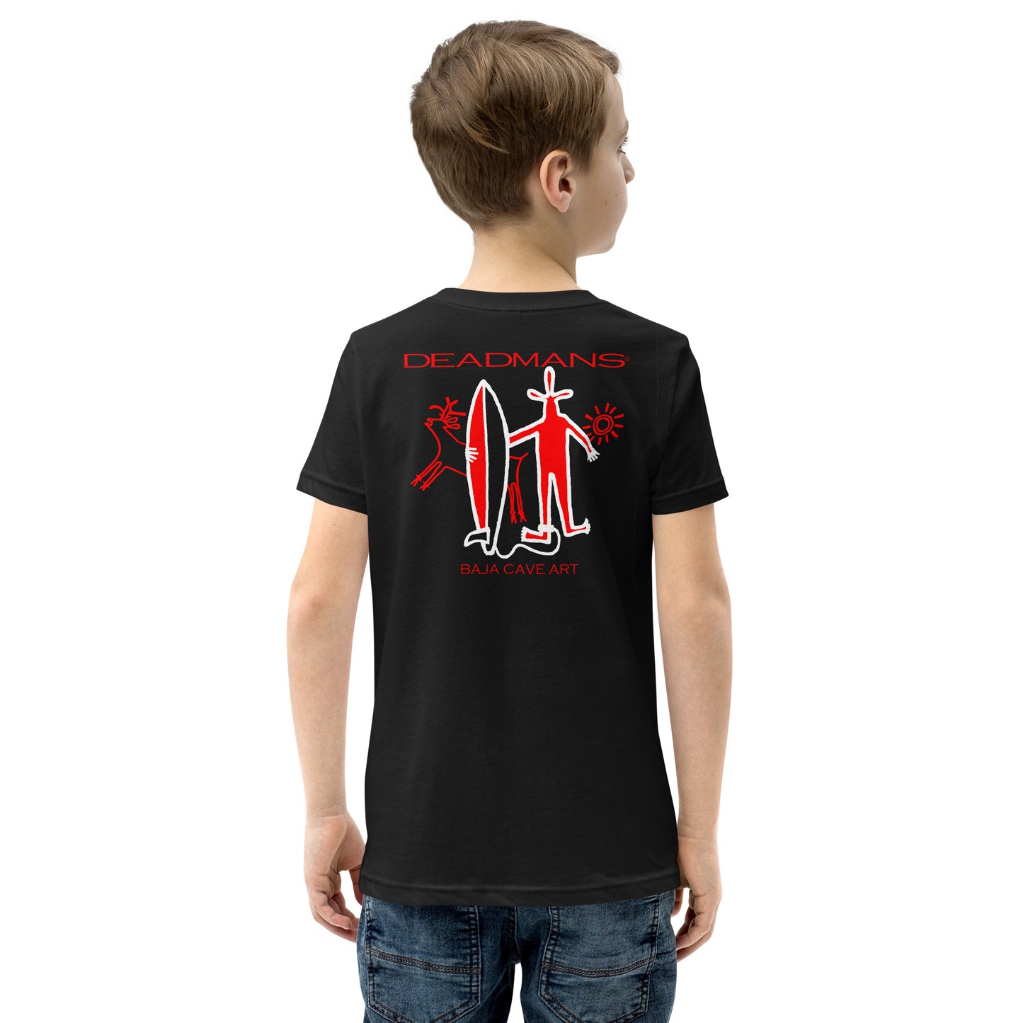 Youth Short Sleeve T-Shirt - Baja Cave Art