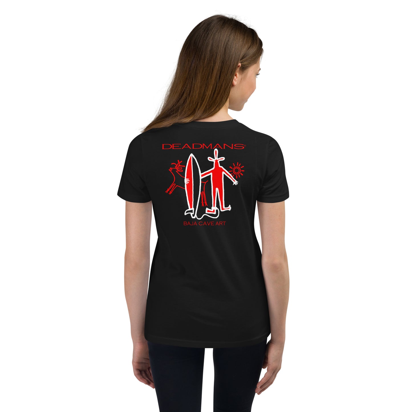 Youth Short Sleeve T-Shirt - Baja Cave Art