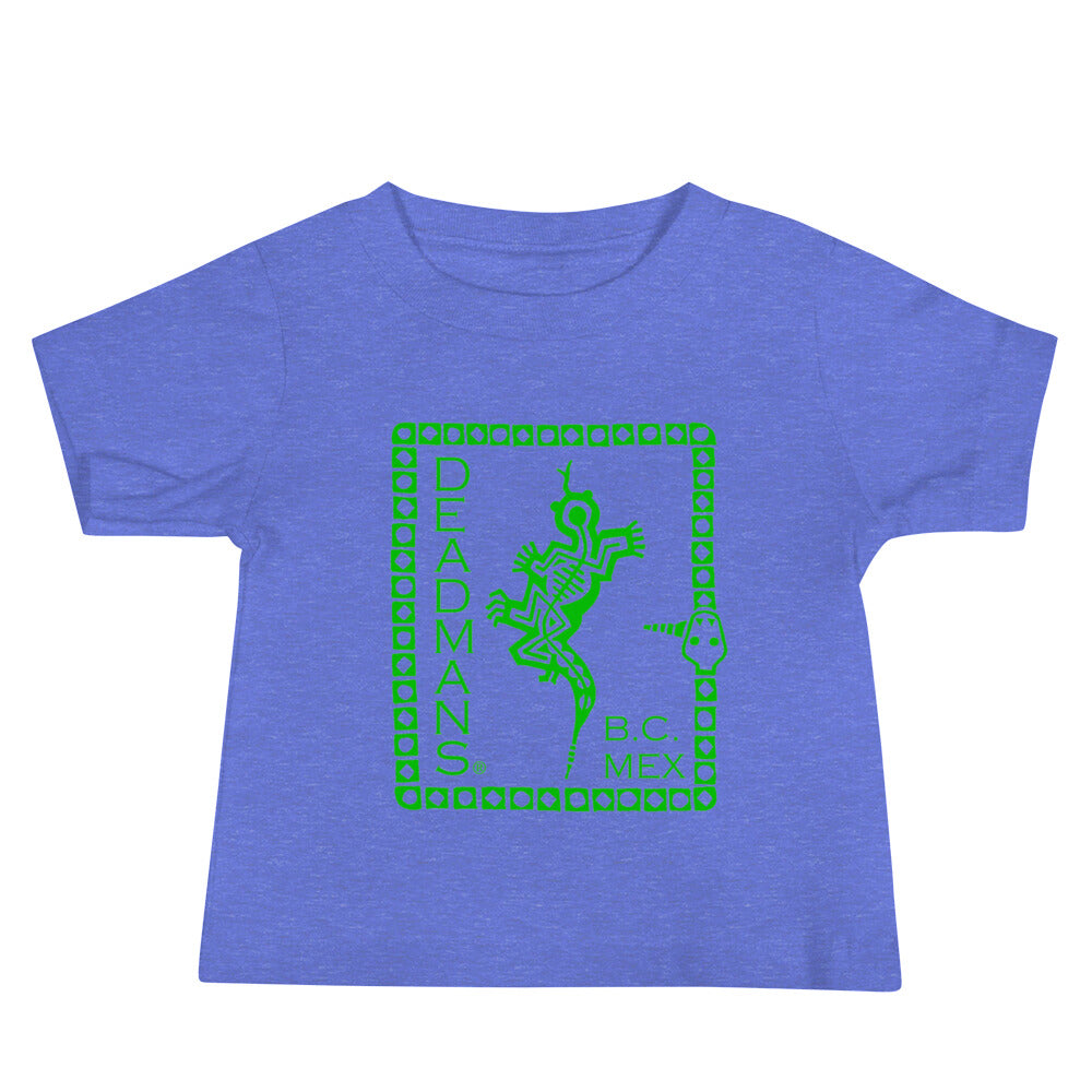 Baby Jersey Short Sleeve Tee - Green Crazy Lizard