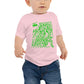 Baby Jersey Short Sleeve Tee - Green Surf Maze