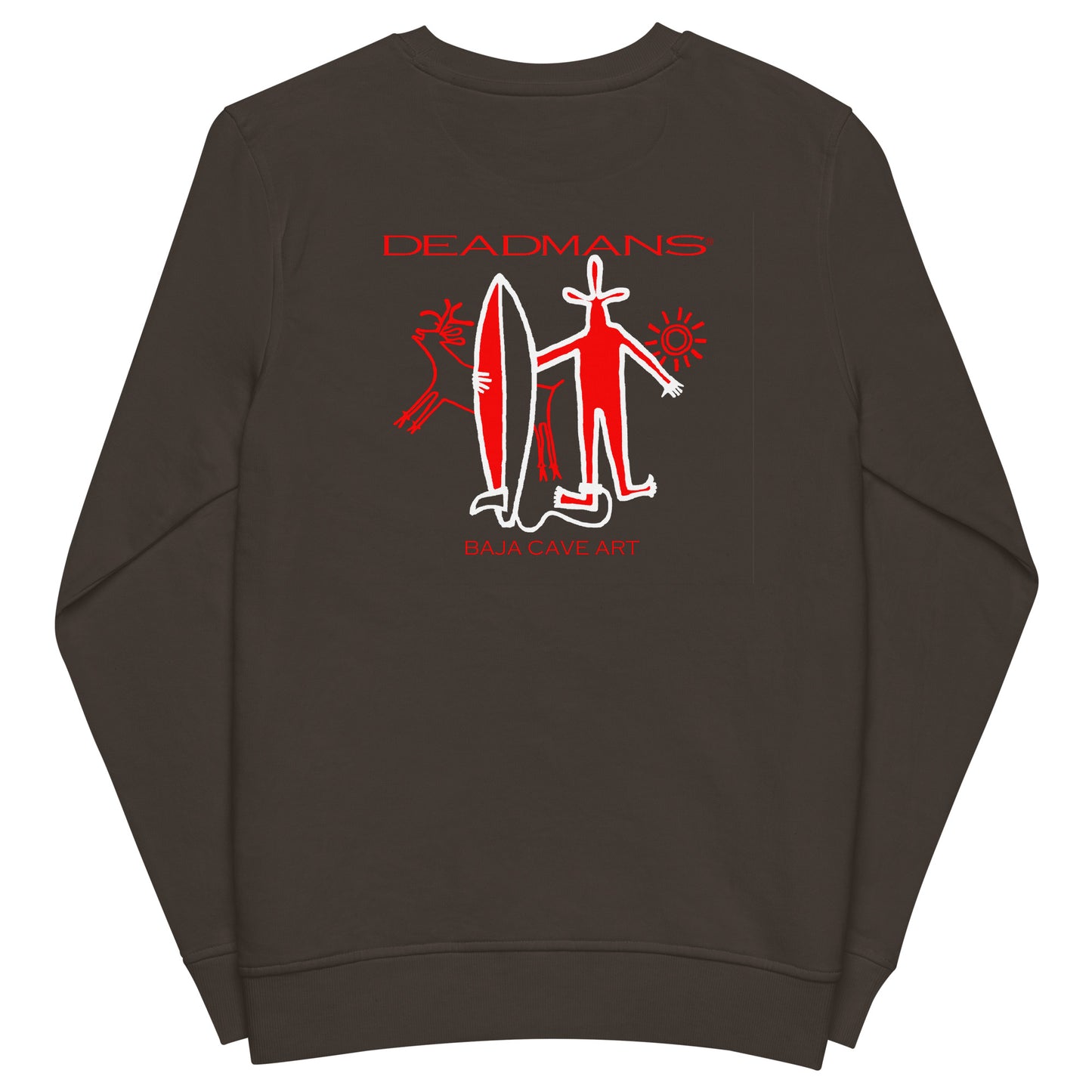 Sweatshirt (organic cotton) - Baja Cave Art