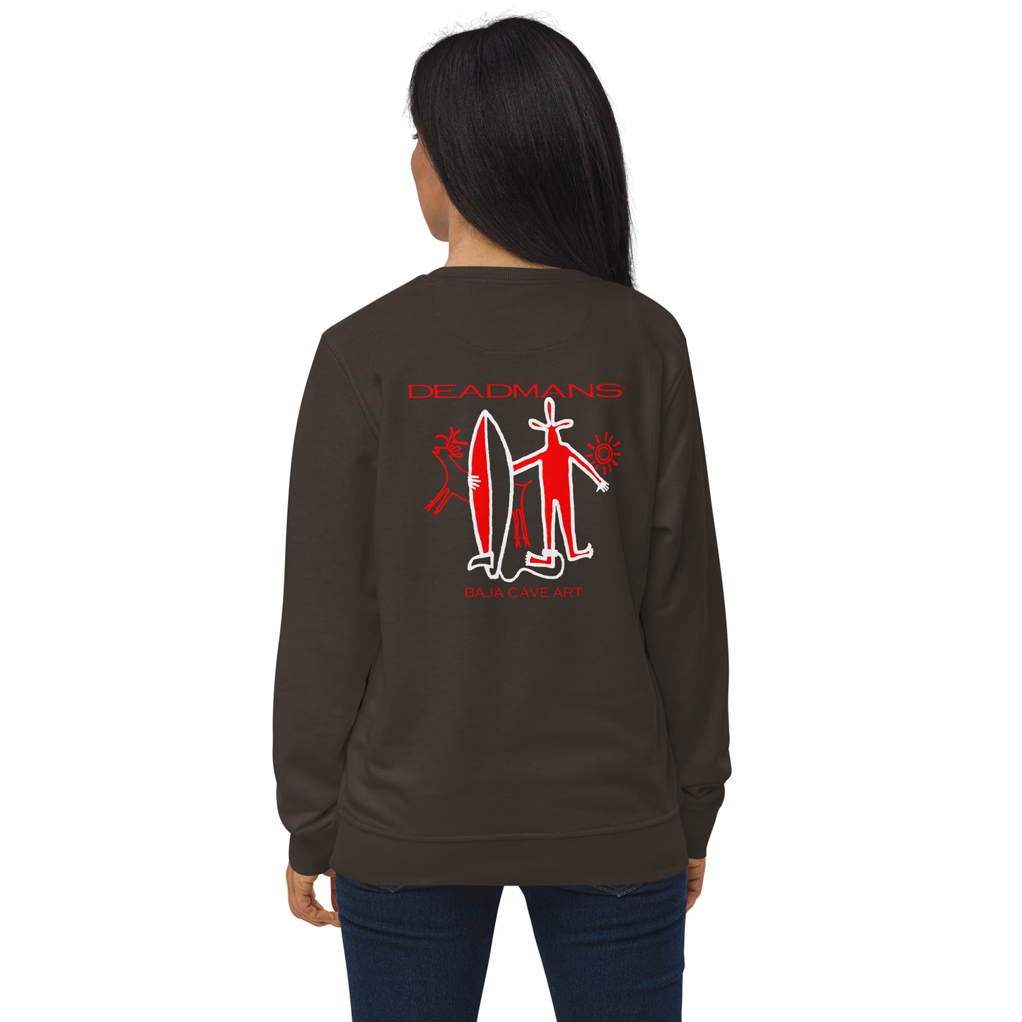 Sweatshirt (organic cotton) - Baja Cave Art