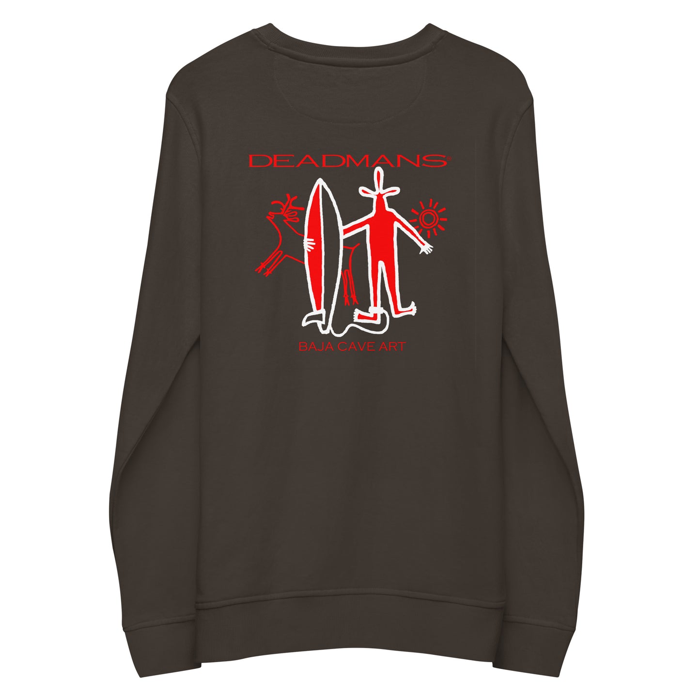 Sweatshirt (organic cotton) - Baja Cave Art