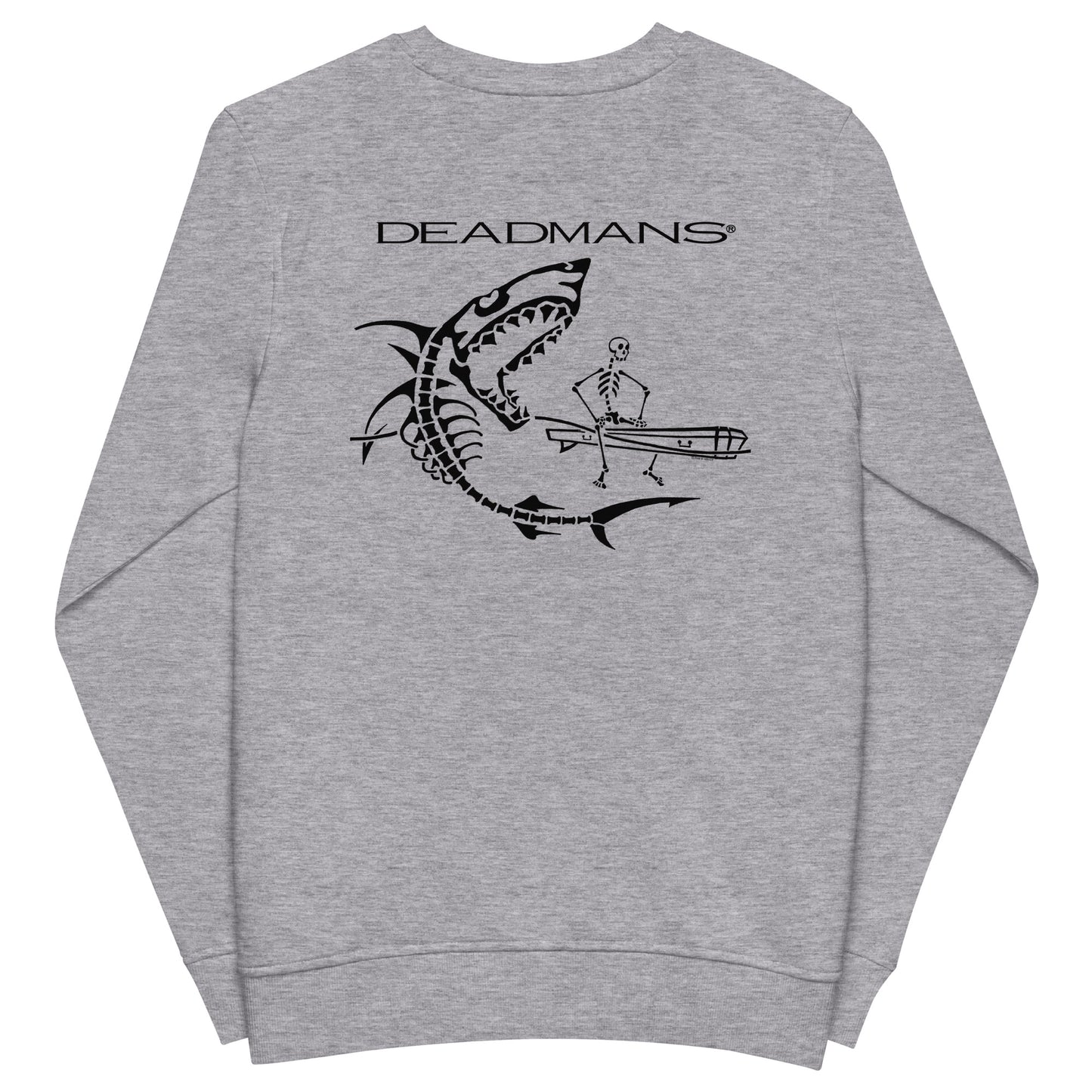 Sweatshirt (organic cotton) - Skeleton Shark