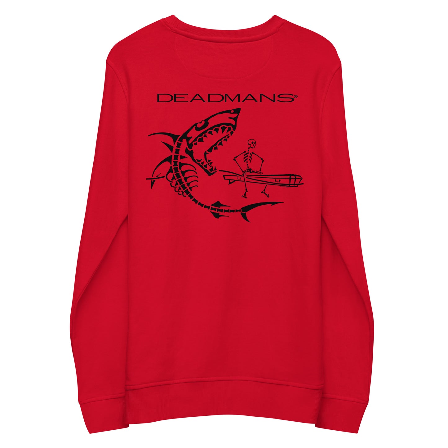 Sweatshirt (organic cotton) - Skeleton Shark