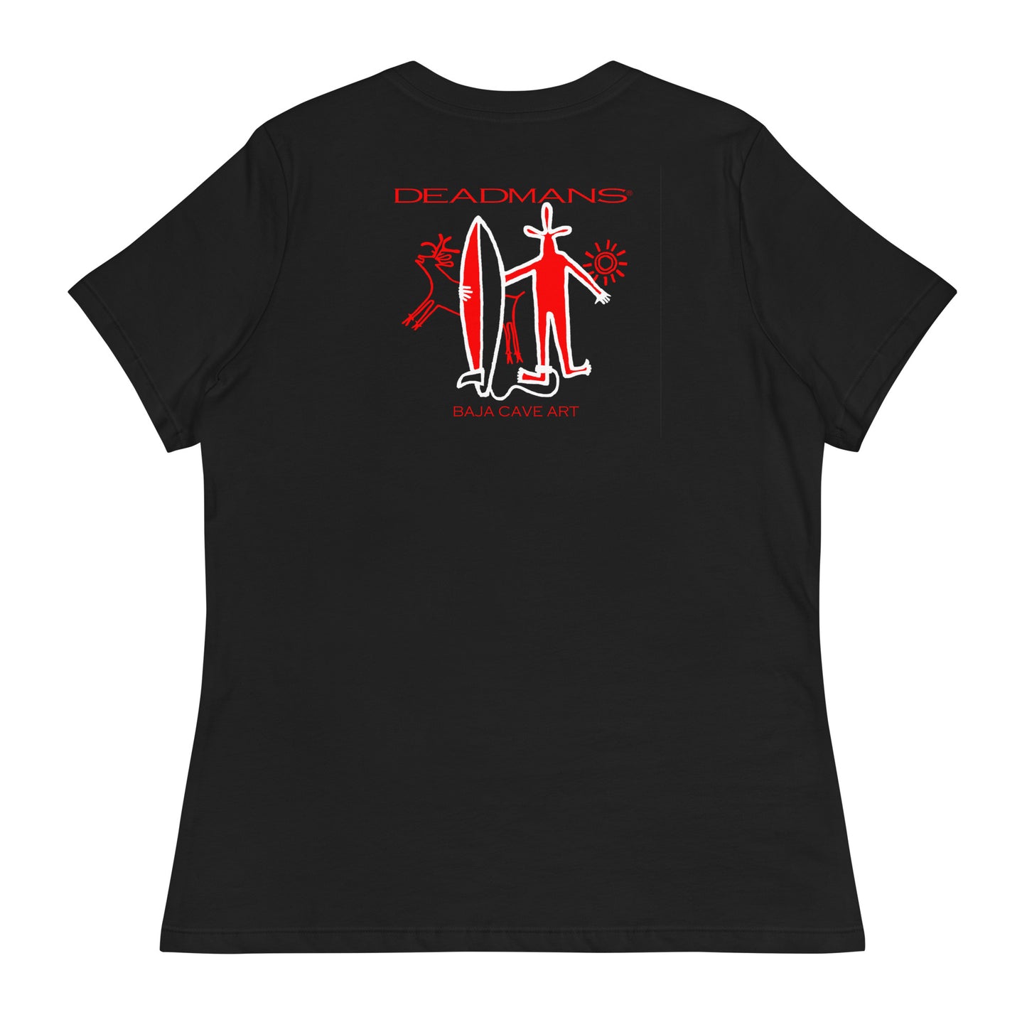 Women's Relaxed T-Shirt - Baja Cave Art