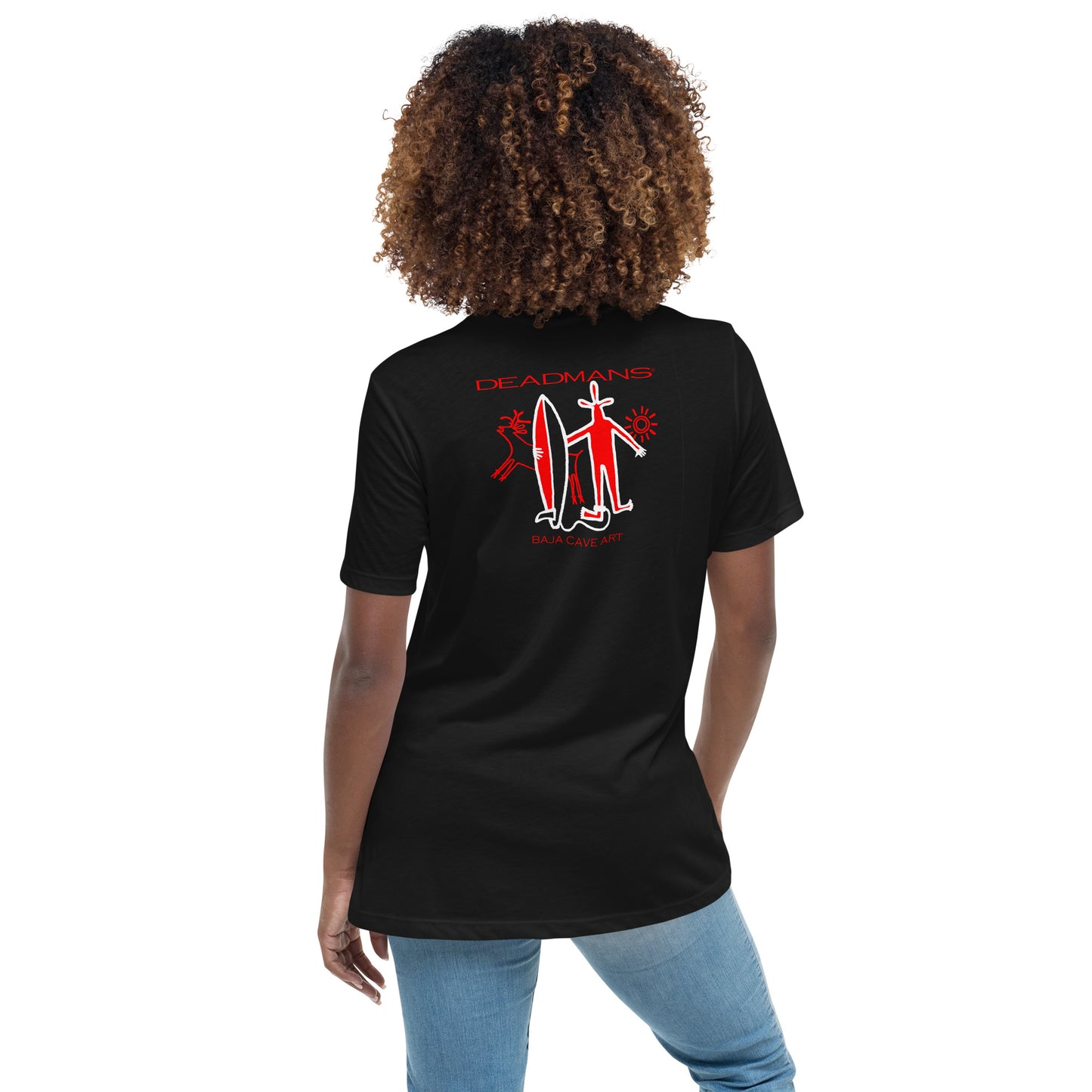 Women's Relaxed T-Shirt - Baja Cave Art