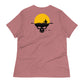 Women's Relaxed T-Shirt - Skull Sun