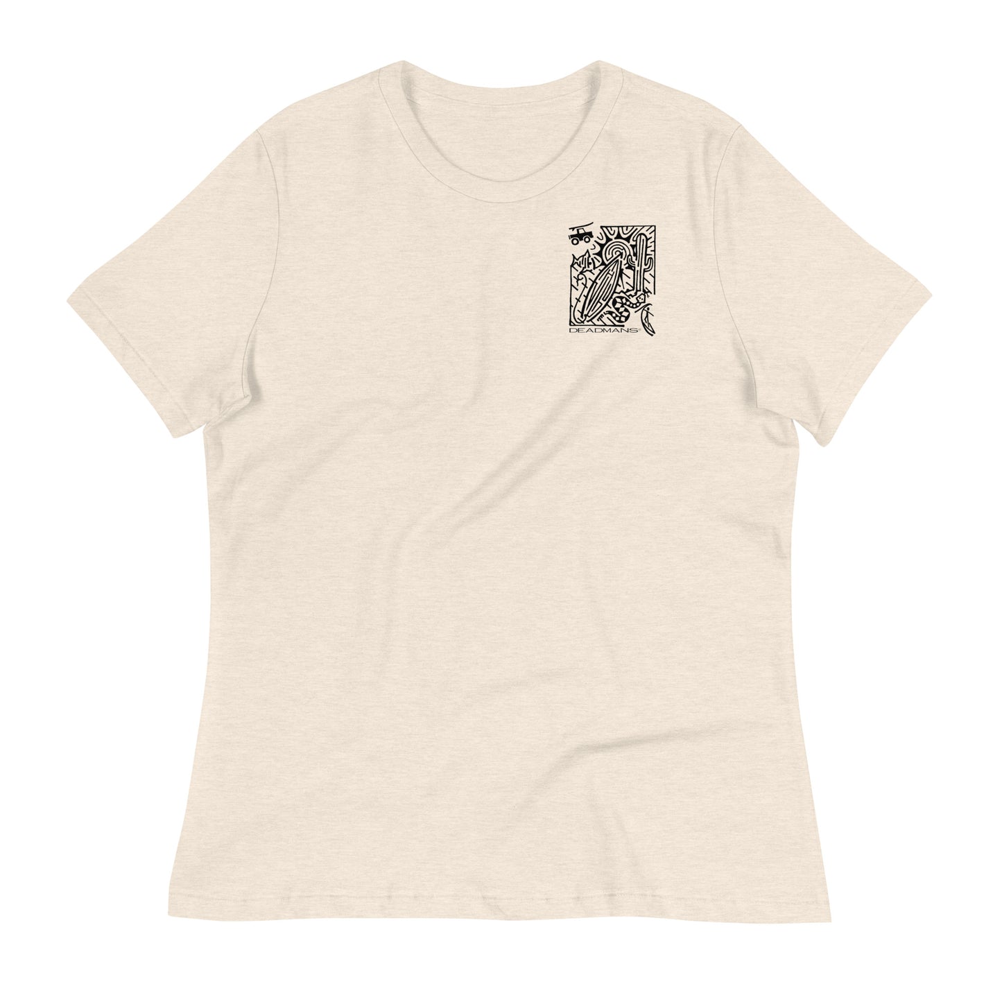 Women's Relaxed T-Shirt - Pray for Surf