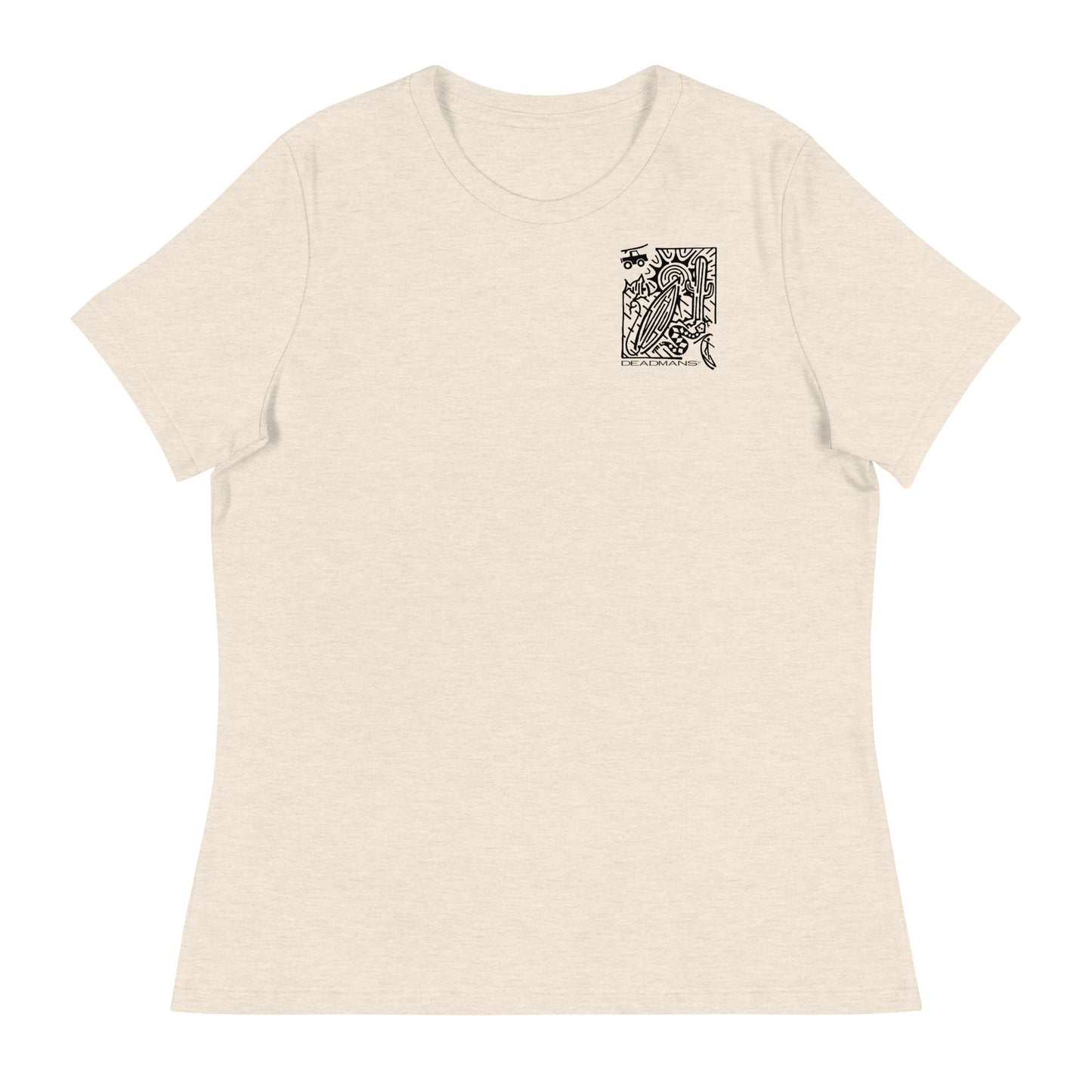 Women's Relaxed T-Shirt - Pray for Surf