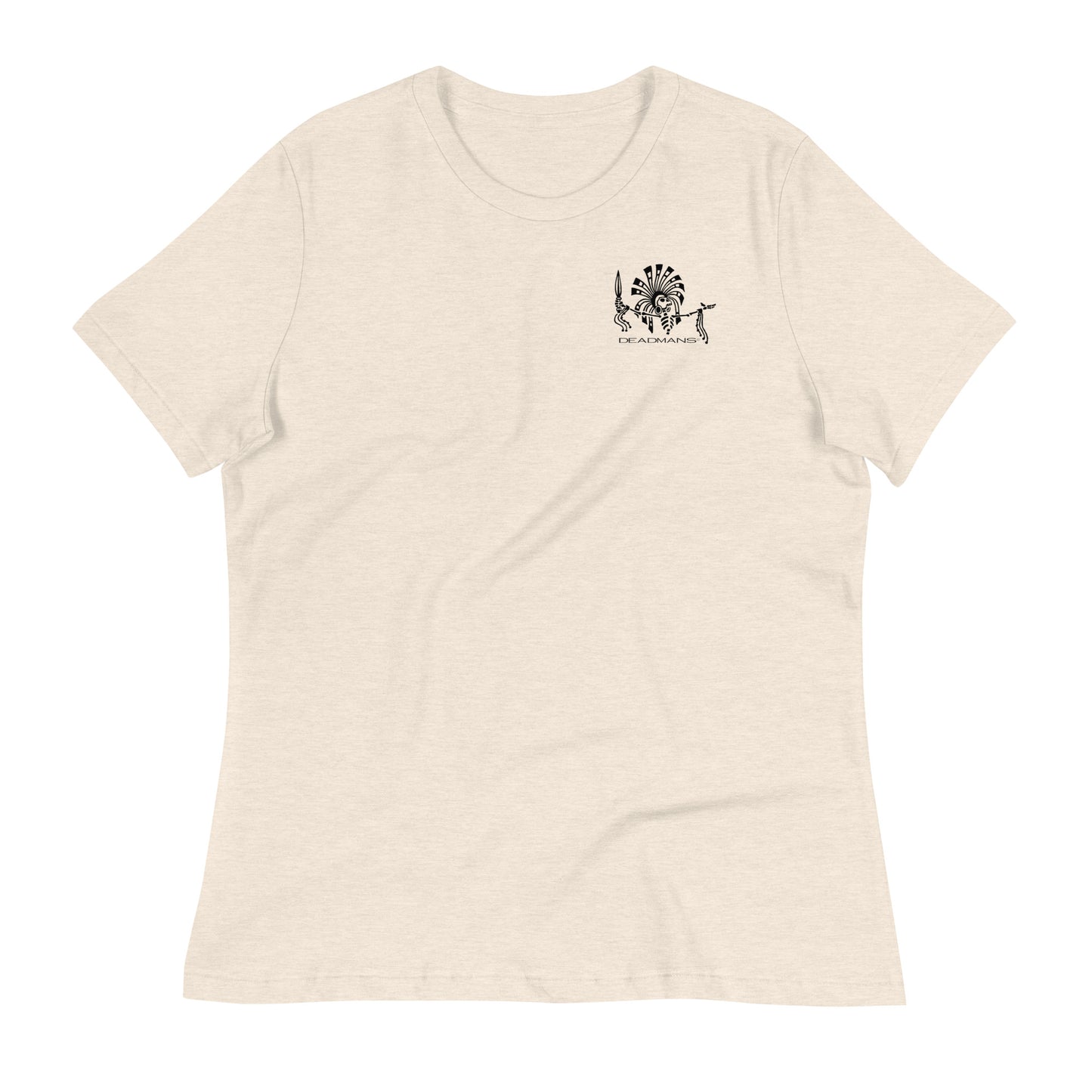 Women's Relaxed T-Shirt - Skull Sun