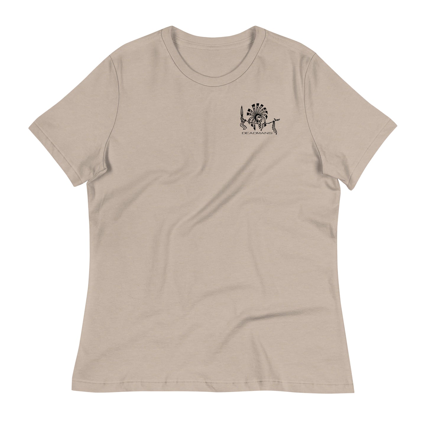 Women's Relaxed T-Shirt - Skull Sun