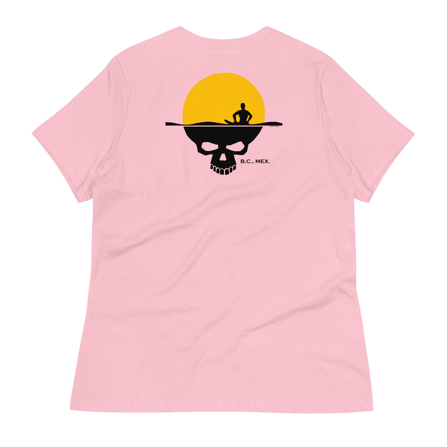 Women's Relaxed T-Shirt - Skull Sun