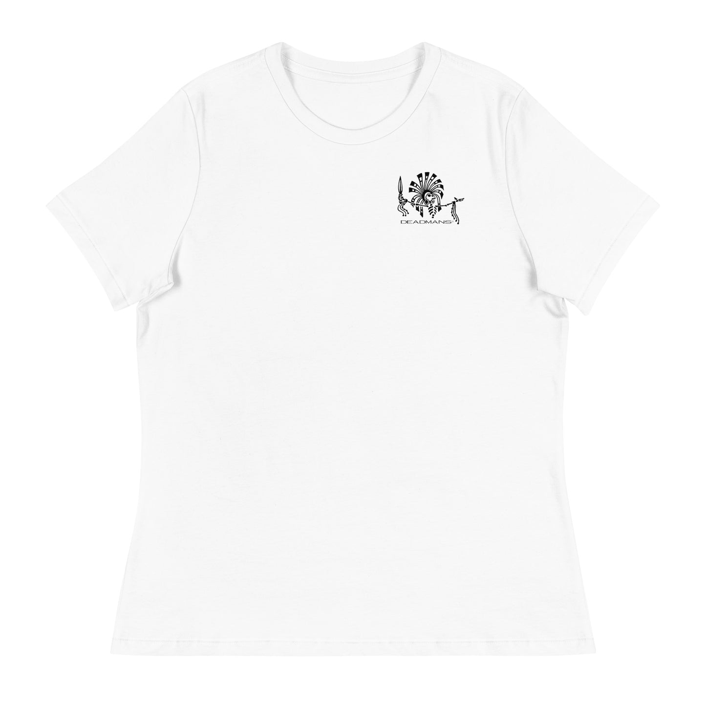 Women's Relaxed T-Shirt - Skull Sun