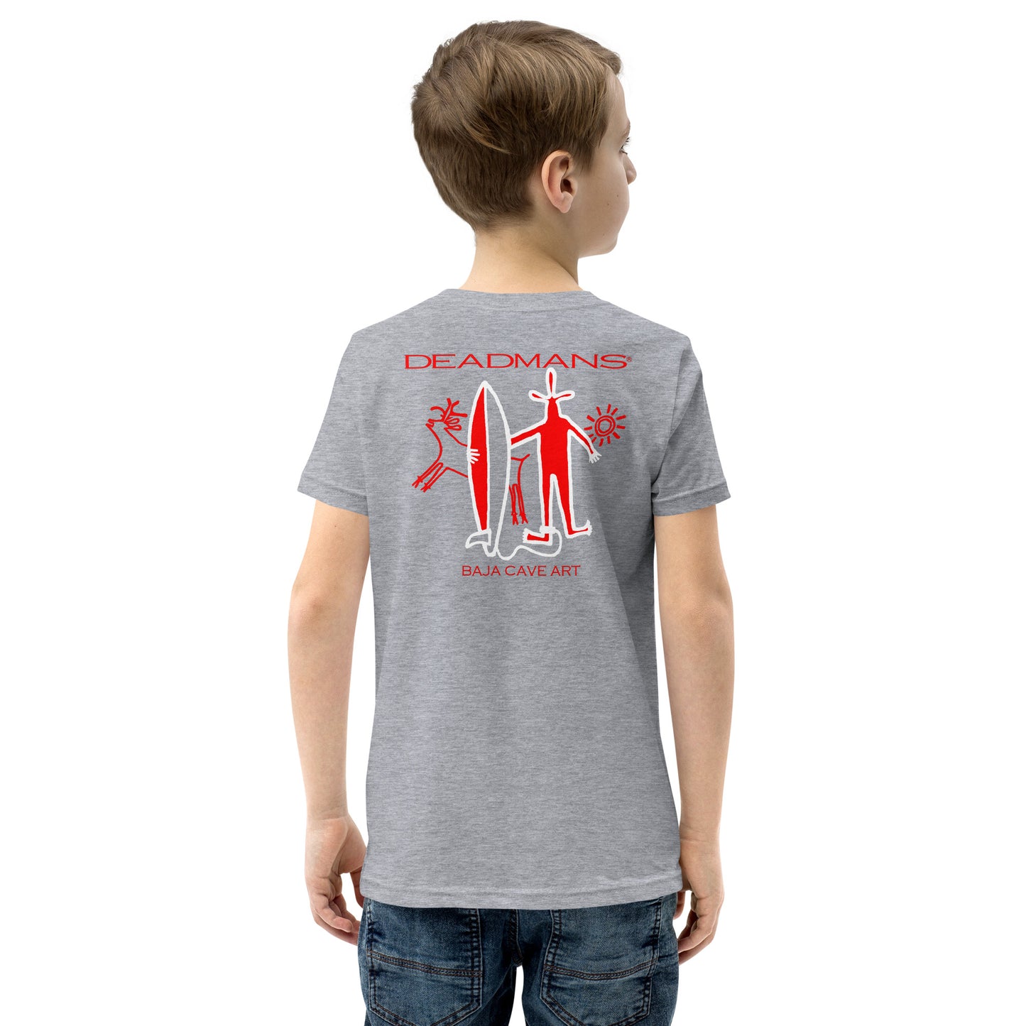 Youth Short Sleeve T-Shirt - Baja Cave Art