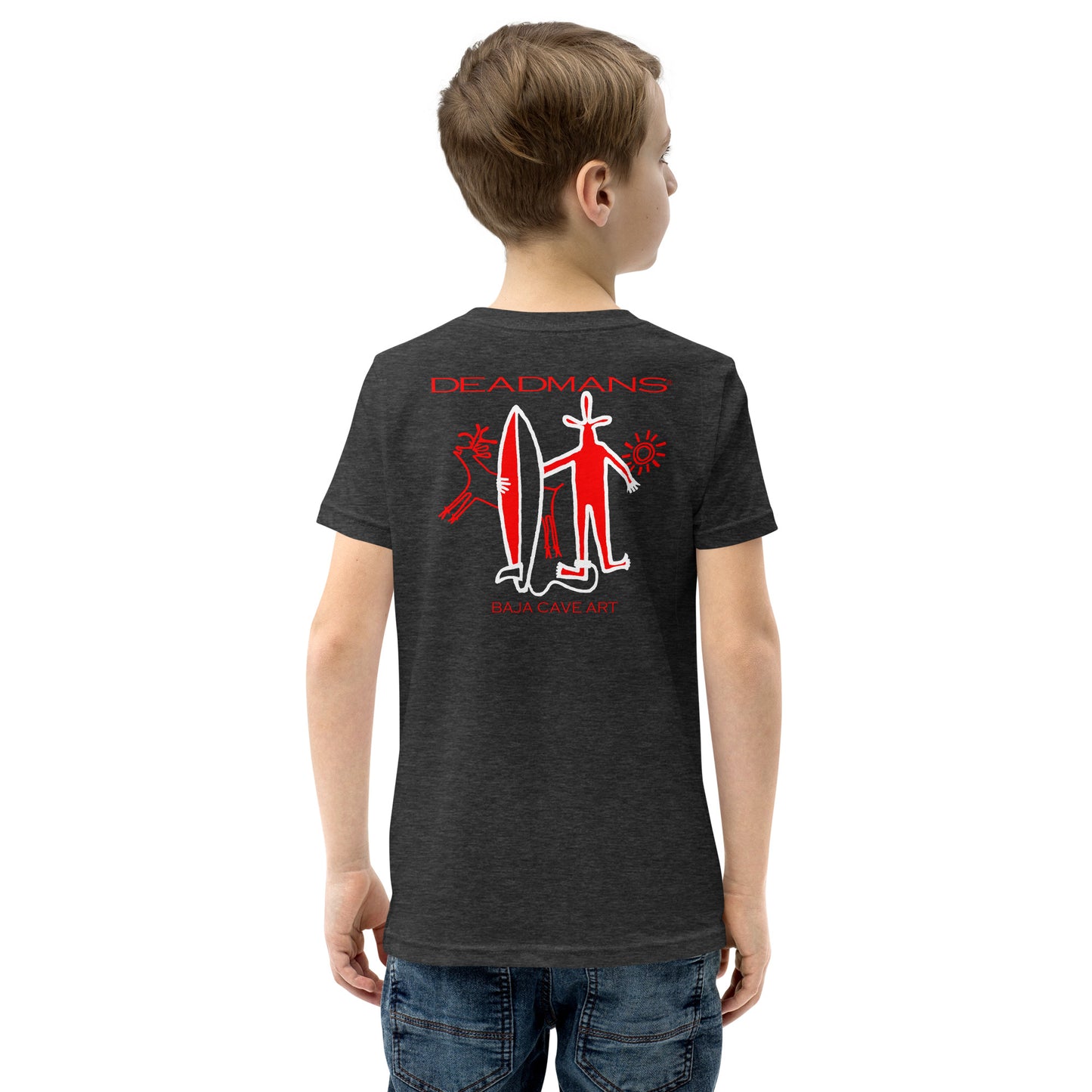 Youth Short Sleeve T-Shirt - Baja Cave Art