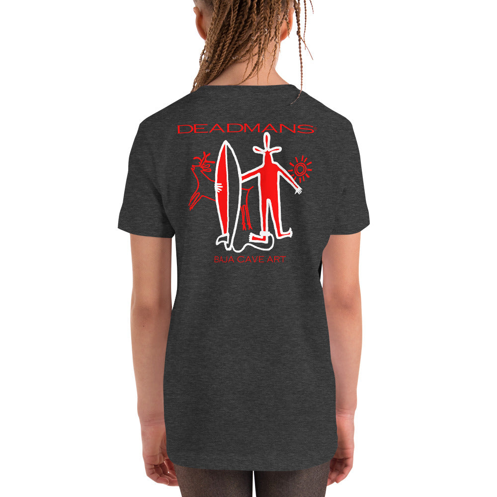 Youth Short Sleeve T-Shirt - Baja Cave Art